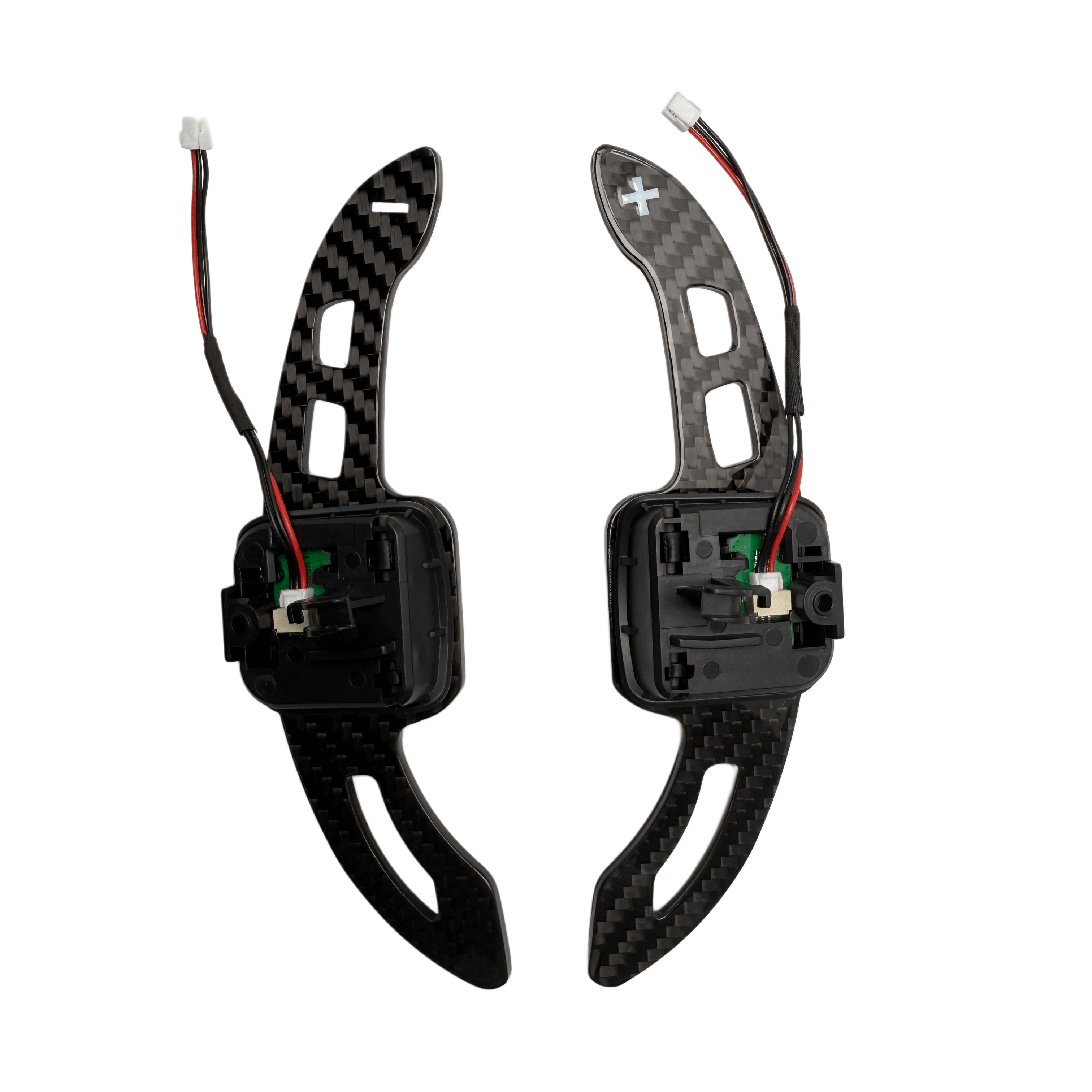 AUDI - Carbon - Paddleshifters - Hvid - Carbonit