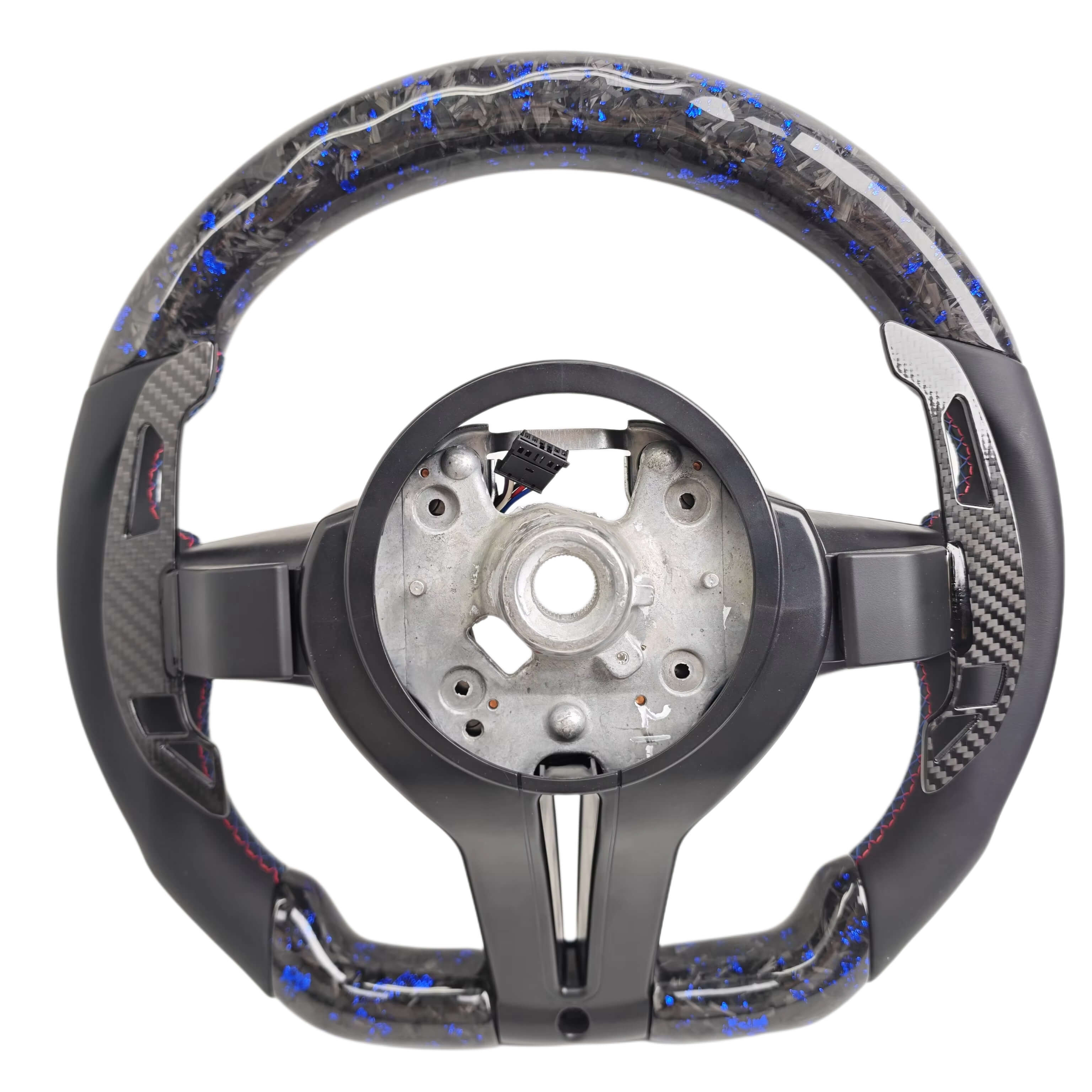 BMW - F-Serie - Blå Forged Carbon - Sort Nappa Læder - Carbonit