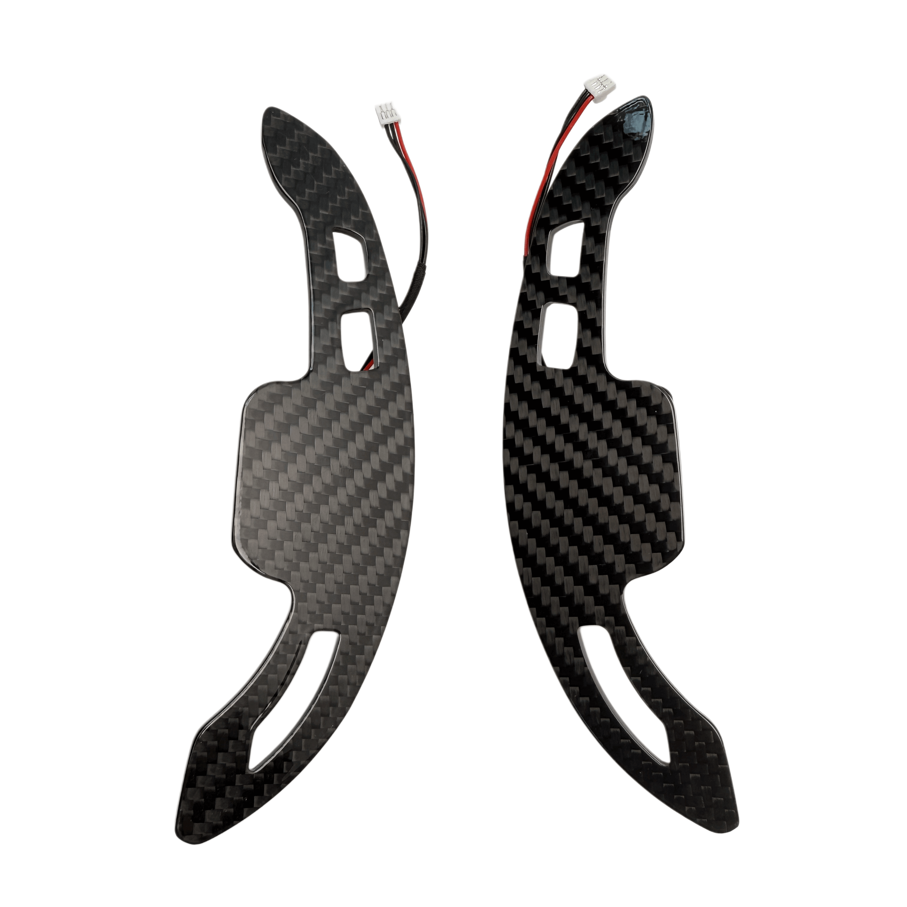AUDI - Carbon - Paddleshifters - Rød - Carbonit