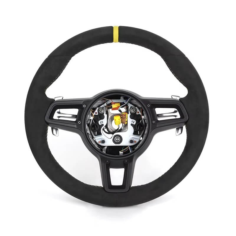 Porsche - Fuld Alcantara - Gul Toplinje - Carbonit