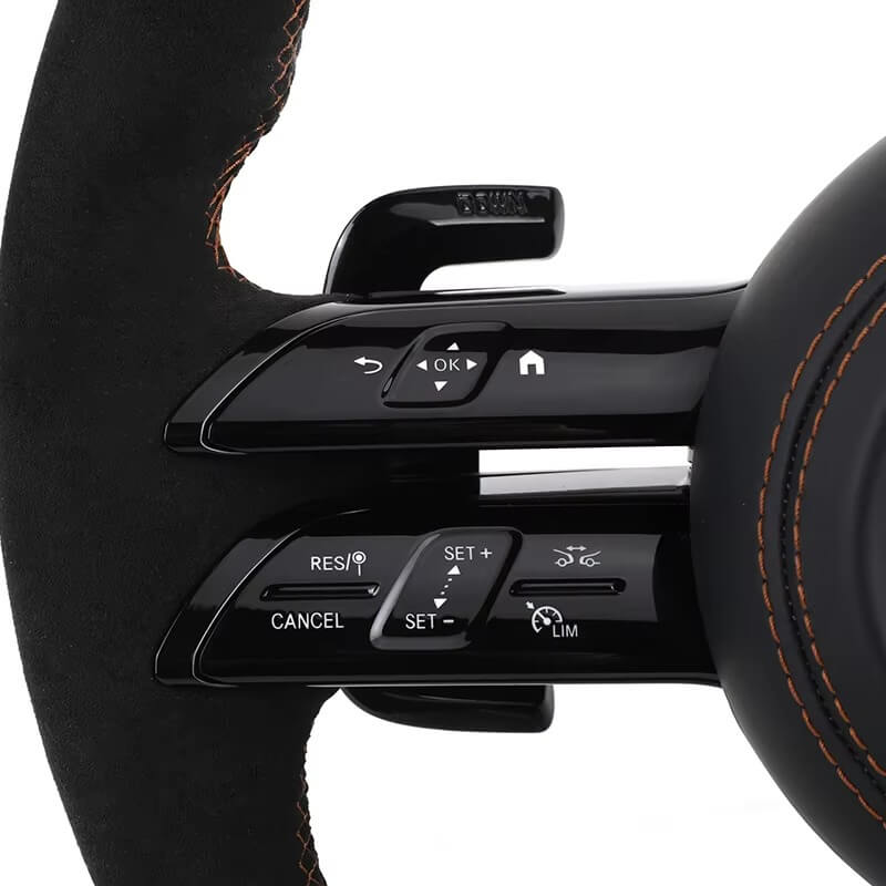 Mercedes Benz AMG - Alcantara Sider - Læder Top og Bund - Carbonit