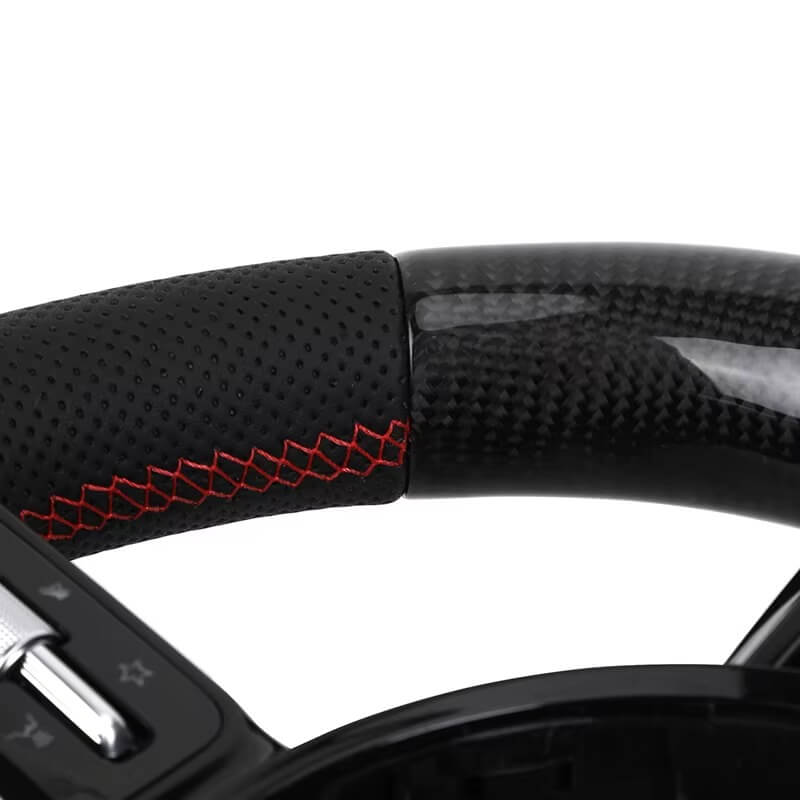 Mercedes Benz AMG - Carbon - Perferted Læder - Røde Detaljer - LED Skærm - Carbonit