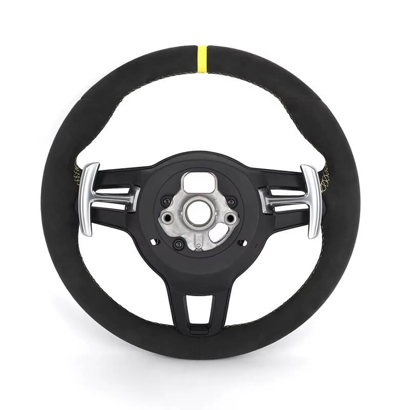 Porsche - Fuld Alcantara - Gul Toplinje - Carbonit