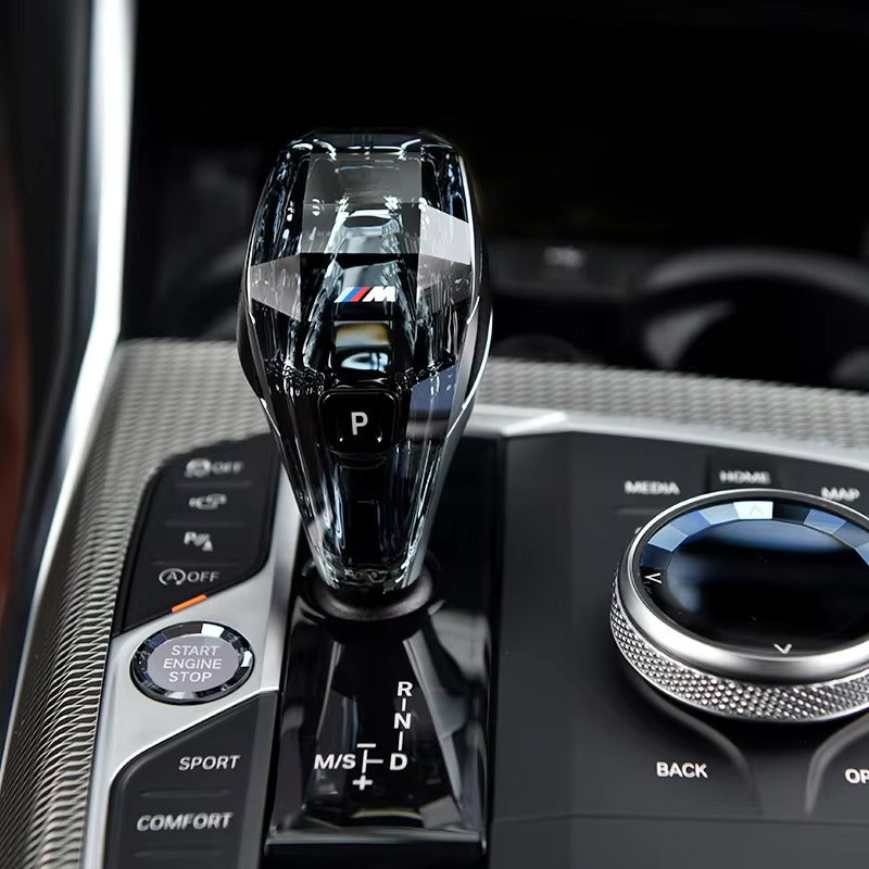 BMW - LED Crystal Gear Knop - Carbonit