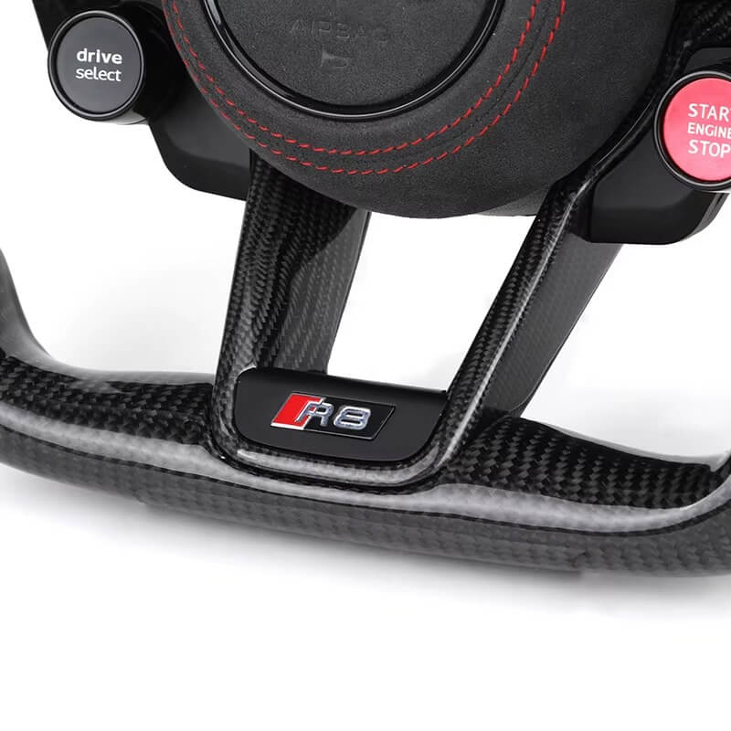 Audi - R8 - Alcantara/Carbon - Carbon Paddles - Start/Stop - Alcantara Airbagcover - Carbonit