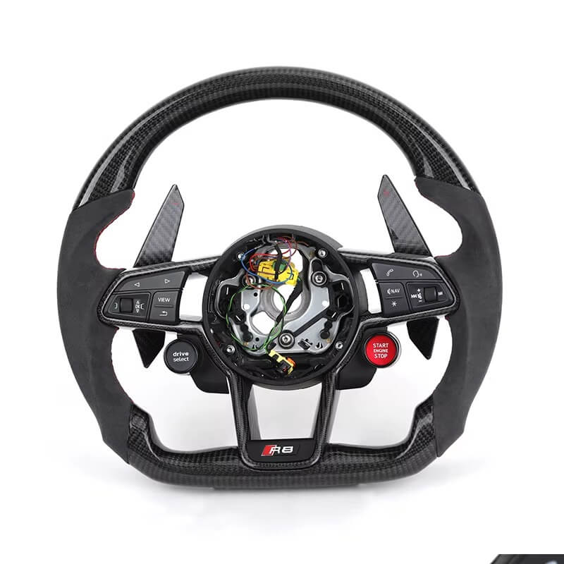 Audi - R8 - Alcantara/Carbon - Carbon Paddles - Start/Stop - Alcantara Airbagcover - Carbonit