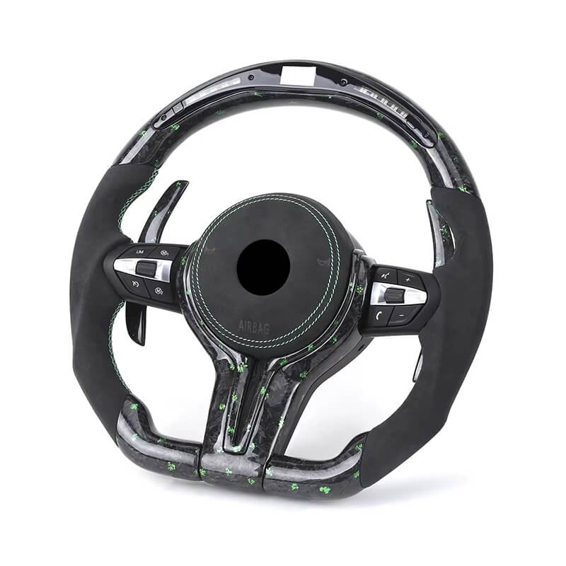 BMW - F-Serie - Forged Grøn Carbon - Alcantara Sider - LED Skærm - Carbonit